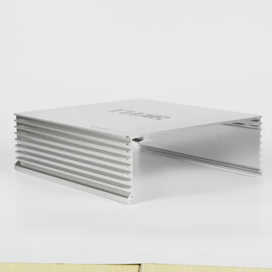 オーディオケース用CNCアルミ加工製品アルミプロファイル